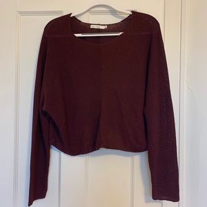 Bishop + Young Crop Sweater | Size Large